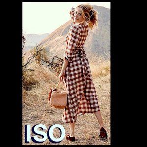 ISO Dôen Charleston Dress in Nutmeg Plaid print! S/M?